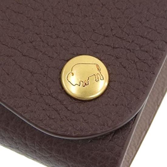 Key Case with Key Ring Leather Genuine Leather Brand 4 Key Holder Leather Genuine Leather SKH090 PI0005 Unisex IL BISONTE [IL BISONTE] Men's (SIGARO