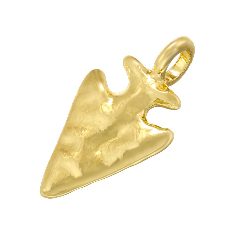 ZHUKOU For DIY Bracelet Necklace Brass Golden-plated Metal With CZ Zirconia Pendant Jewellery Handmade Accessories:VD1672-81