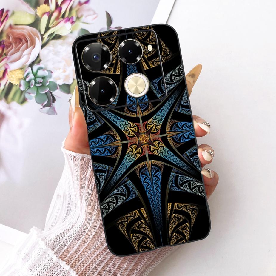 For Infinix Note 40 40X 5G Case X6852 New Butterfly Painted Cover Soft Silicone Case For Infinix Note 40 Pro Plus Note40 X Shell