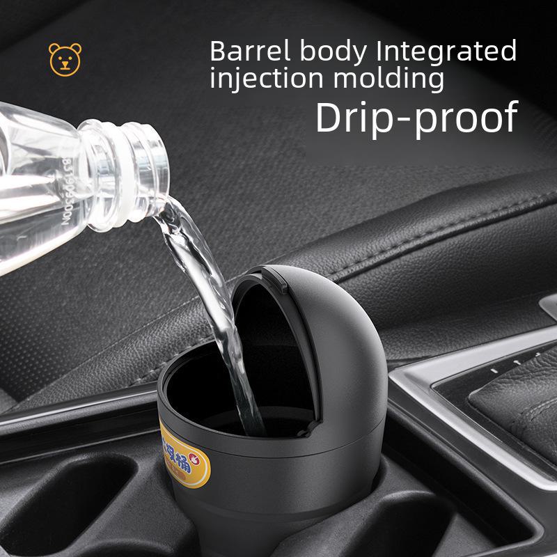 Shunwei Car-Mounted Cup-Shaped Trash Bin - Portable and Cute Interior Trash Storage for Cars