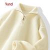 VANCL Men's Half-Zip Stand-Up Collar Knit Sweater