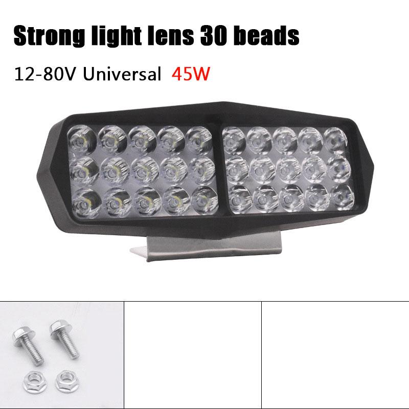 1 шт. Светодиодная фара для мотоцикла, водонепроницаемая вспомогательная фара для скутера, внешний прожектор, противотуманные фары, аксессуары