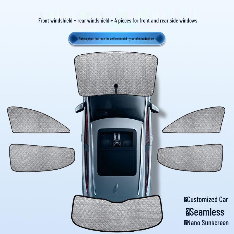 Sunshade for Chery Little Ant QQ Ice Cream Shuxiangjia Arrizo e Wujie PRO