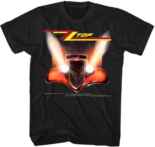 Мужская футболка ZZ Top Eliminator Мерч рок-музыкальной группы