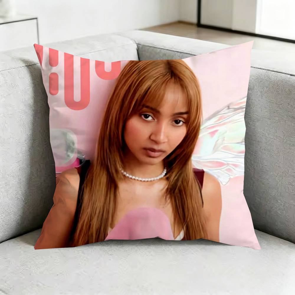 PinkpantheressS Capable of Love Square DoubleSided printed Pillow Case Bedroom Bedside Pillow Sofa Cushion Cover Gift