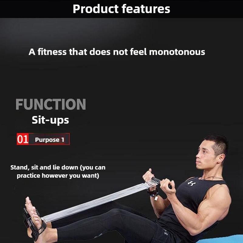 3 в 1 Эспандер с пружинным натяжителем для тренировки рук, грудной эспандер, многофункциональный фитнес-тренажер для мышц