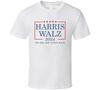 Harris Walz We Are Not Going Back Supporter T Shirt