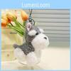 Premium Quality Plush Schnauzer Keychain Adorable Gift For Pet Lovers