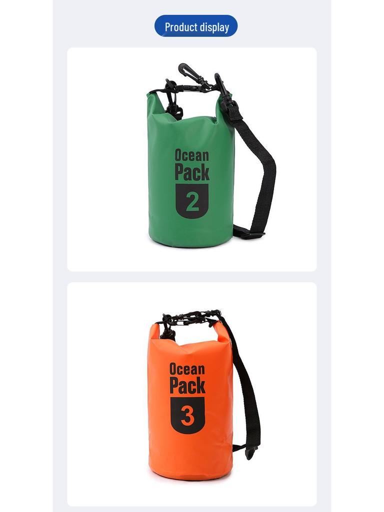 Outdoor PVC Waterproof Backpack for Beach, Rafting & Swimming