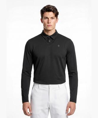 Meonsingweeo Men'S Layered Cooling Long Sleeve Vest Black Mr221Mtl53