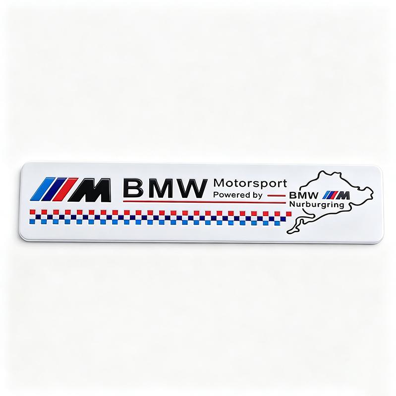 Metal Sticker Body Trunk Decal Emblem Badge Racing Style Exterior Modified Parts For BMW X1 X2 X3 X5 X4 X6 X7 iX3 F20 F10 F07 E7 WM0