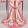 Summer New Dual Color Chain Chiffon Printed Long Scarves Wholesale Yiwu Women's Scarves Cross Border Source