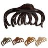 Women Hair Claw Large Size Hair Clip Plastic Gripper Style Back Head Hair Clamp Updos Styling Tool Hair Accessory