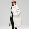 Mens Mid-Length Down Jacket Detachable Hood Warm Casual Youth Thick Couple Coat