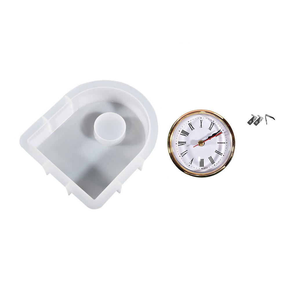DIY формы из эпоксидной смолы, набор украшений для часов, часы ручной работы, подставка, держатель, силиконовые формы для домашнего офиса, украшение стола