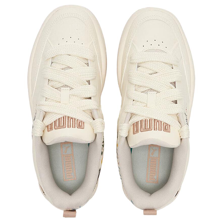 Puma Парк Стиль Жизни Искусственная Кожа Низкие Скейтборд Обувь Унисекс Бежевый 405257-01