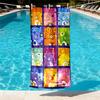 Care Bears Print Beach Towel Design, Soft, Lightweight. for Home Bathroom, Spa, Pool, Yoga, Surfing, Camping, Gift for Family, Friend