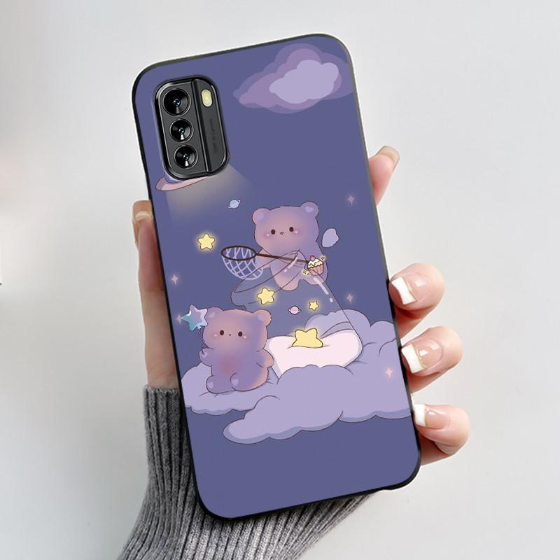 Милый Чехол Для Nokia G60 5G/Nokia G100/Nokia G42/Nokia G310 Чехол с Рисунком Защитная Крышка Мягкий Силикон Мультяшный Чехол для Телефона