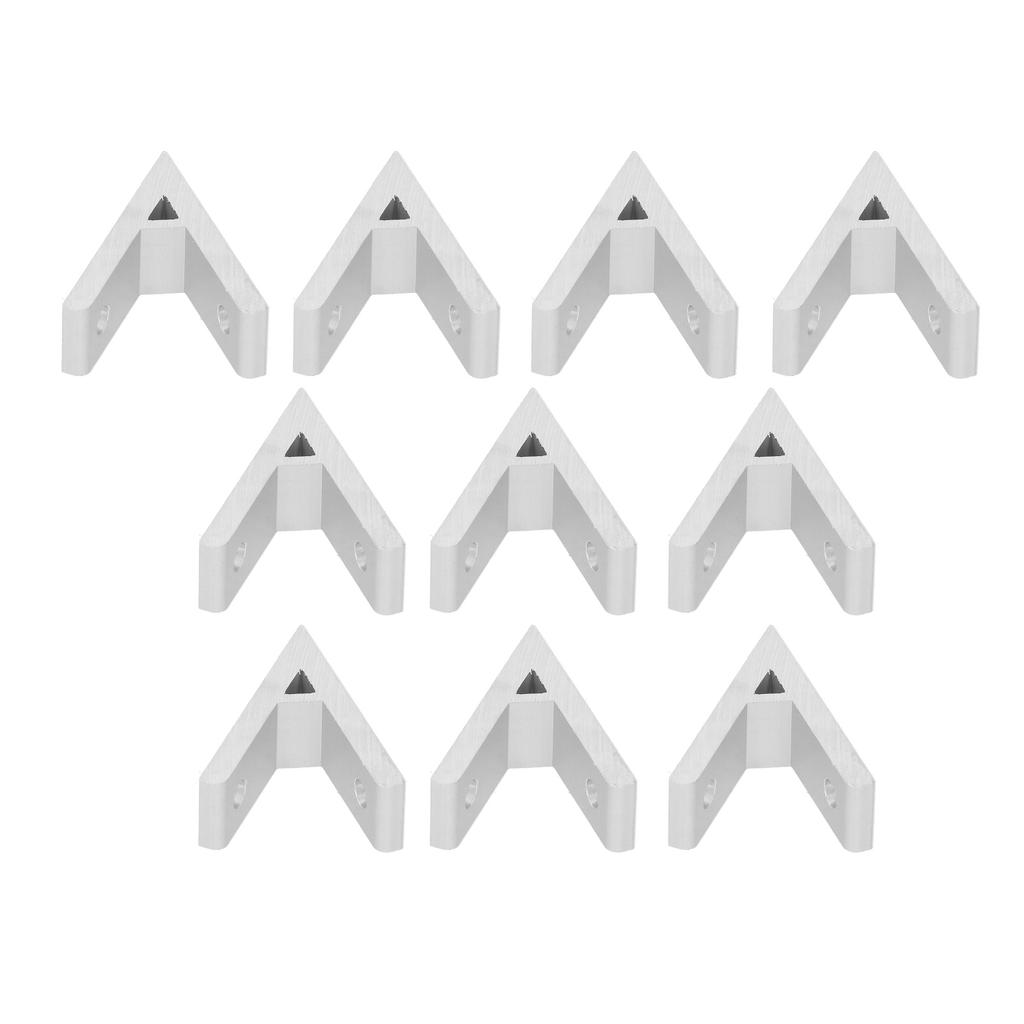 10Pcs Aluminium Angle Corner Industrial Profile Connector Accessories 2030404550604040?45 Degrees