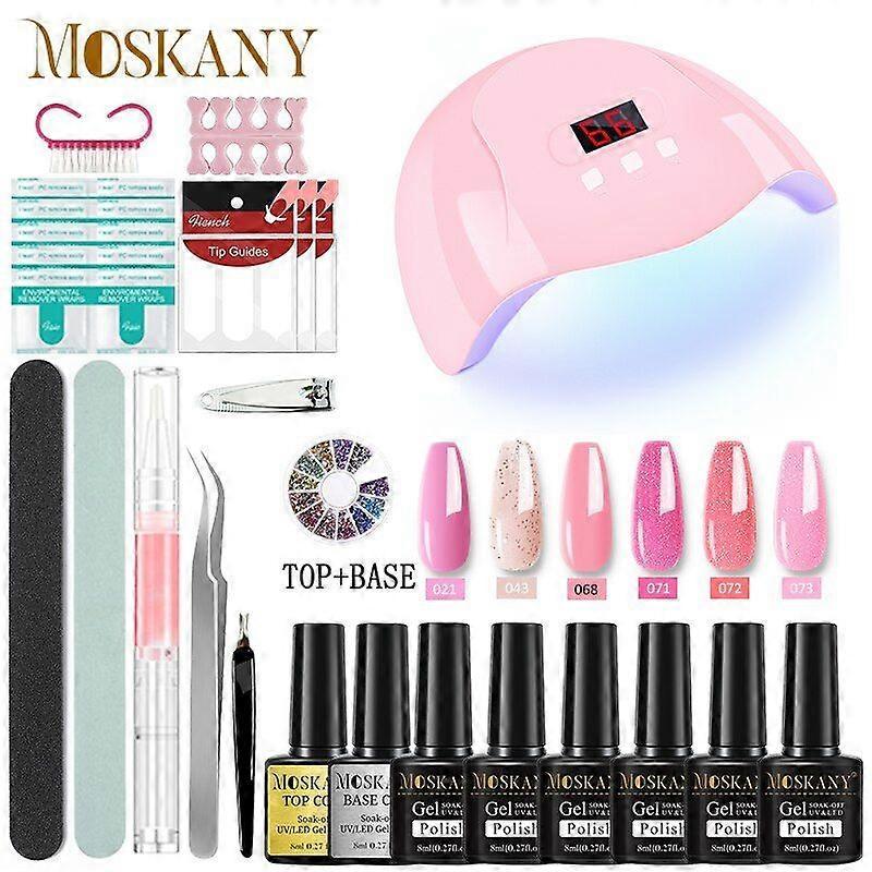 Manicure Set With Nail Dryer Nail Lamp Nail Drill Machine Manicure Set Kit Nail Tools Set 3