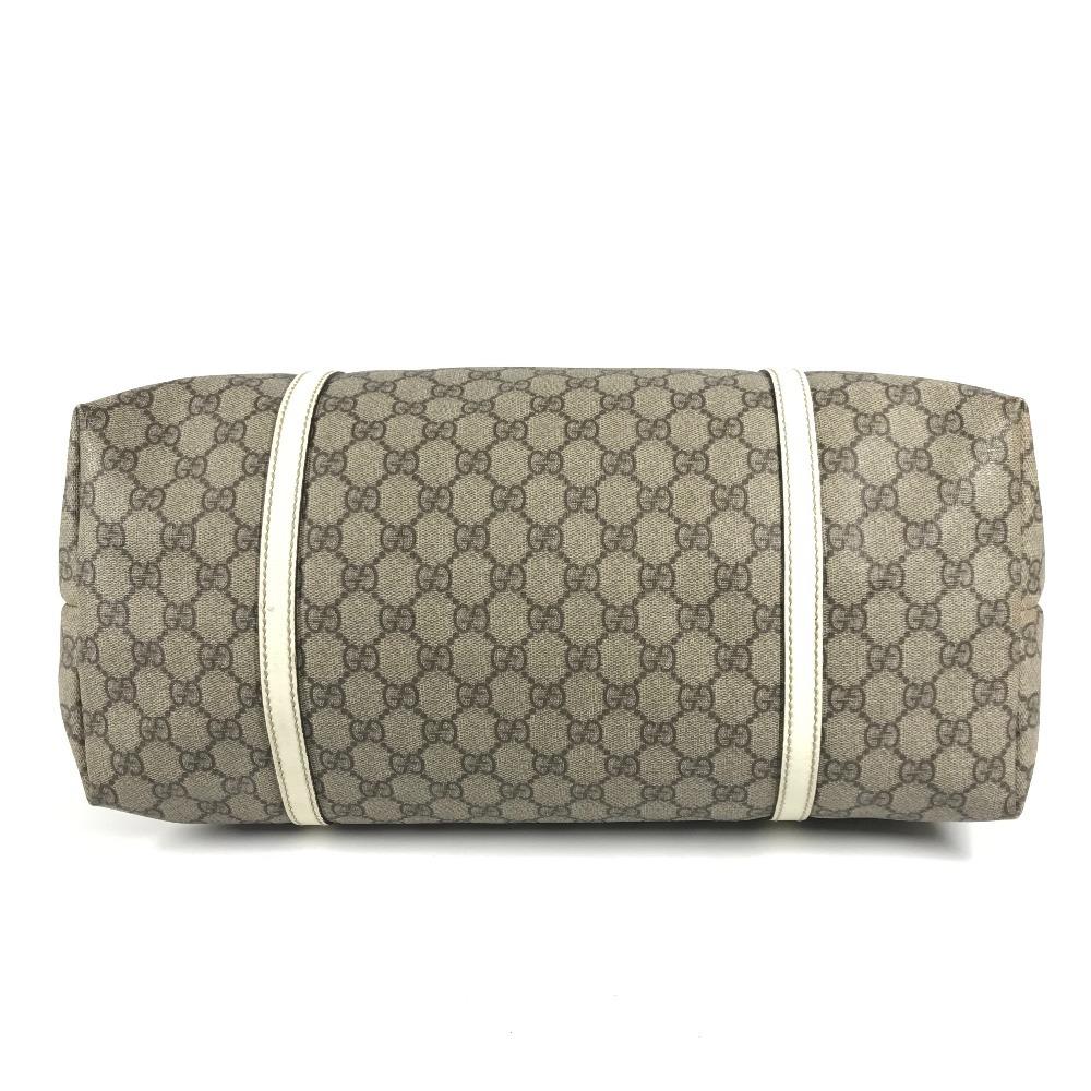 GUCCI 197954 GG Supreme Logo GG Bag Tote Bag Shoulder Bag Beige/White