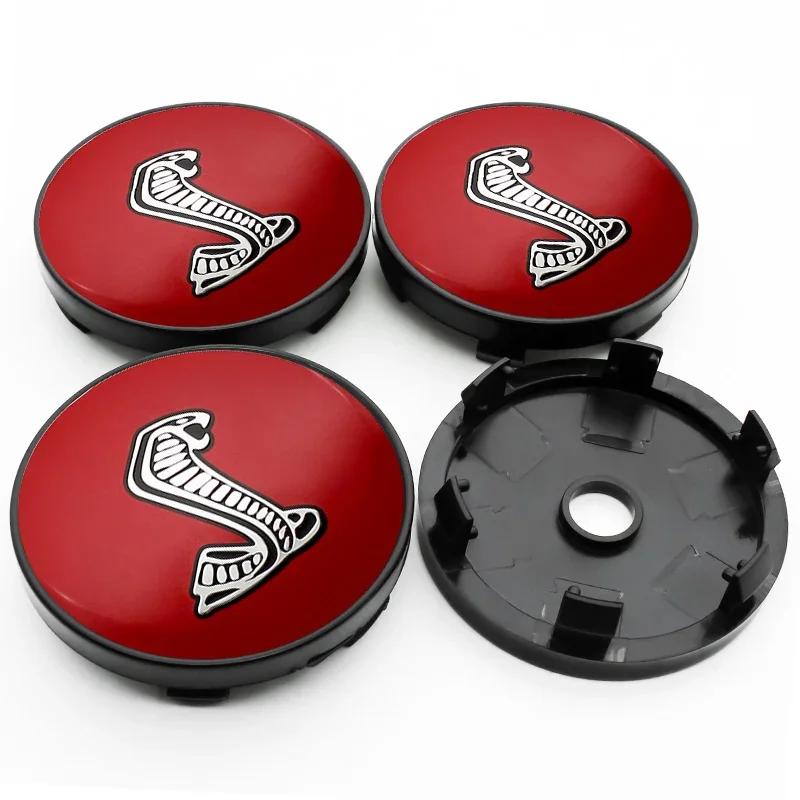 4pcs 60mm Car Styling Wheel Hub Center Caps Rim Cover Badge Emblem For Ford ST Focus Fiesta Ranger Mondeo Kuga Mustang Transit
