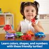 Учебные ресурсы Математическая игрушка Черепаха Счетчик Красочные Черепашки Число LER6706 Оригинальный продукт
