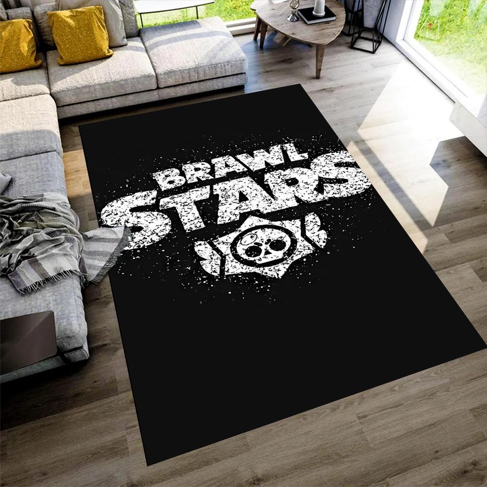 Brawl Stars Area Rug Perfect for Outdoor Playrooms Balcony Study room Antislip Carpet Decorate Offices Spiritual Gift