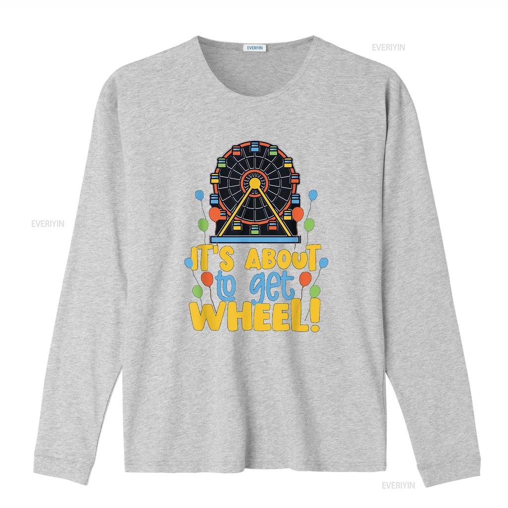 Ferris Wheel Design Perfect For Girls And Boys T Shirt vintage Washed Slightly designer clothes Breathable streetwear Stretched