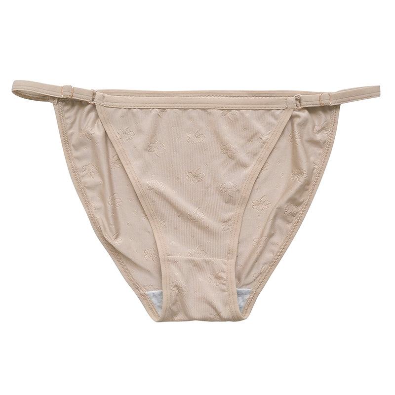 Женские сексуальные регулируемые трусы из ледяного шелка с низкой талией, однотонные спортивные трусы, удобные трусы Pure Desire большого размера