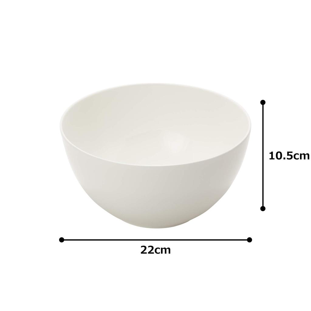 NARUMI Миска-блюдо стили COOL COUPE 22 см белая простая стильная миска подогреваемая в микроволновой печи можно мыть в посудомоечной машине 51326-3578