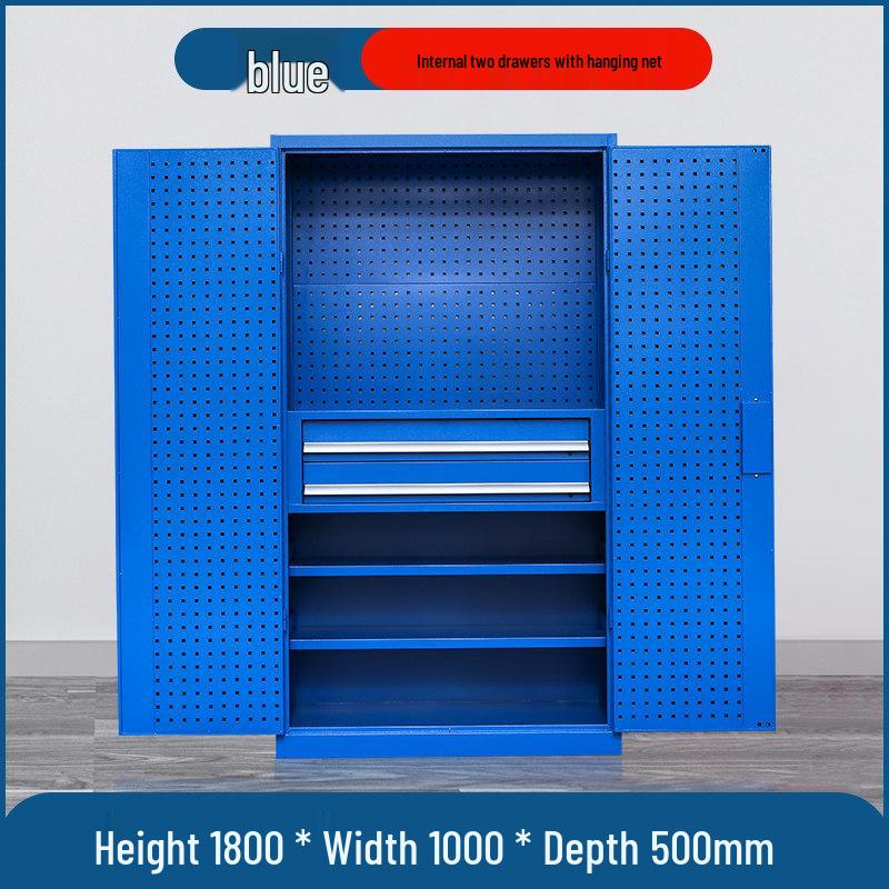 Heavy-Duty Double Door Tool Storage Cabinet for Auto Repair Shop