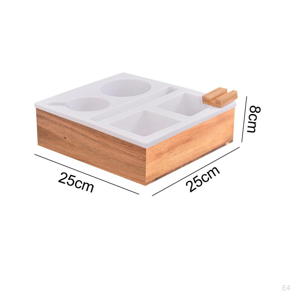 Органайзер-поднос с регулируемой подставкой для телефона для декора столешницы
