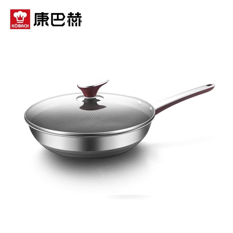 KBH Shimani 316 Stainless Steel Non-Stick Stir-Fry Pan