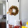 Vibrant Thanksgiving Maple Leaf Bow Decor Wreath For Home And Door Display