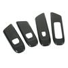 4 Pcs Door Window Control Panel Cover Carbon Fiber Style Window Lifter Decor Replacement for Mercedes‑Benz C‑class W206