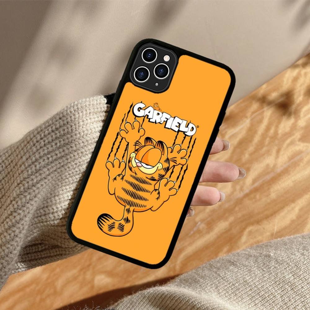 Cartoon Funny G-Garfield PC+TPU Phone Case For iPhone 17 16 15 14 PRO MAX 11 12 13 PLUS MINI Cover