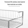 Upgraded 304 Stainless Steel Countertop Dish Rack