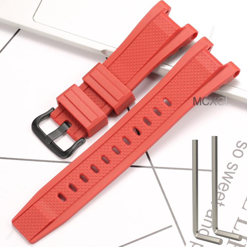 Silicone Rubber Watchband For Casio G-SHOCK GST Series GST-W300 210 400G S130 S110 S330 B100 Watch Band Sports Strap Bracelet
