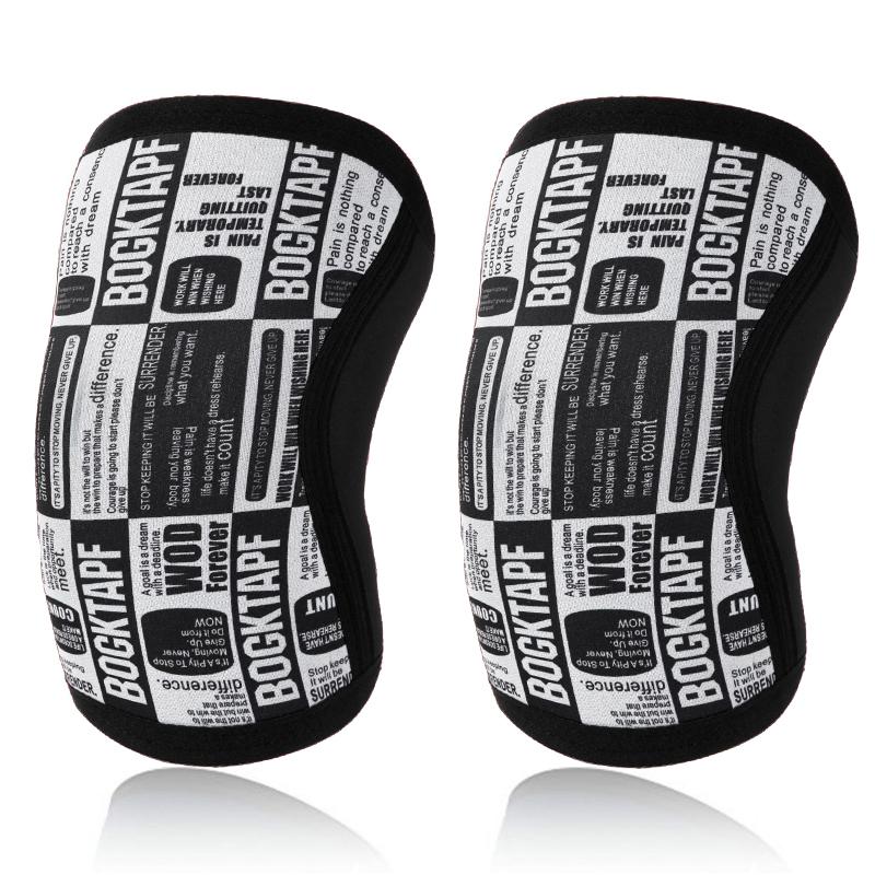 Женские Мужские Юношеские 7мм Неопреновые Спортивные Наколенники Компрессионные Тяжелая атлетика Компрессионные Тренировочные Наколенники для Кроссфита