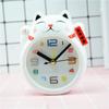 White Lucky Cat Alarm Clock Creative Table Clock Kids Alarm Clock  Kids Bedroom
