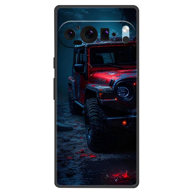For Google Pixel 9 Pro XL Case Cool Painted Silicone TPU Soft Cover For Googe Pixel 9 9 Pro 8A Cases Black Protective Shells