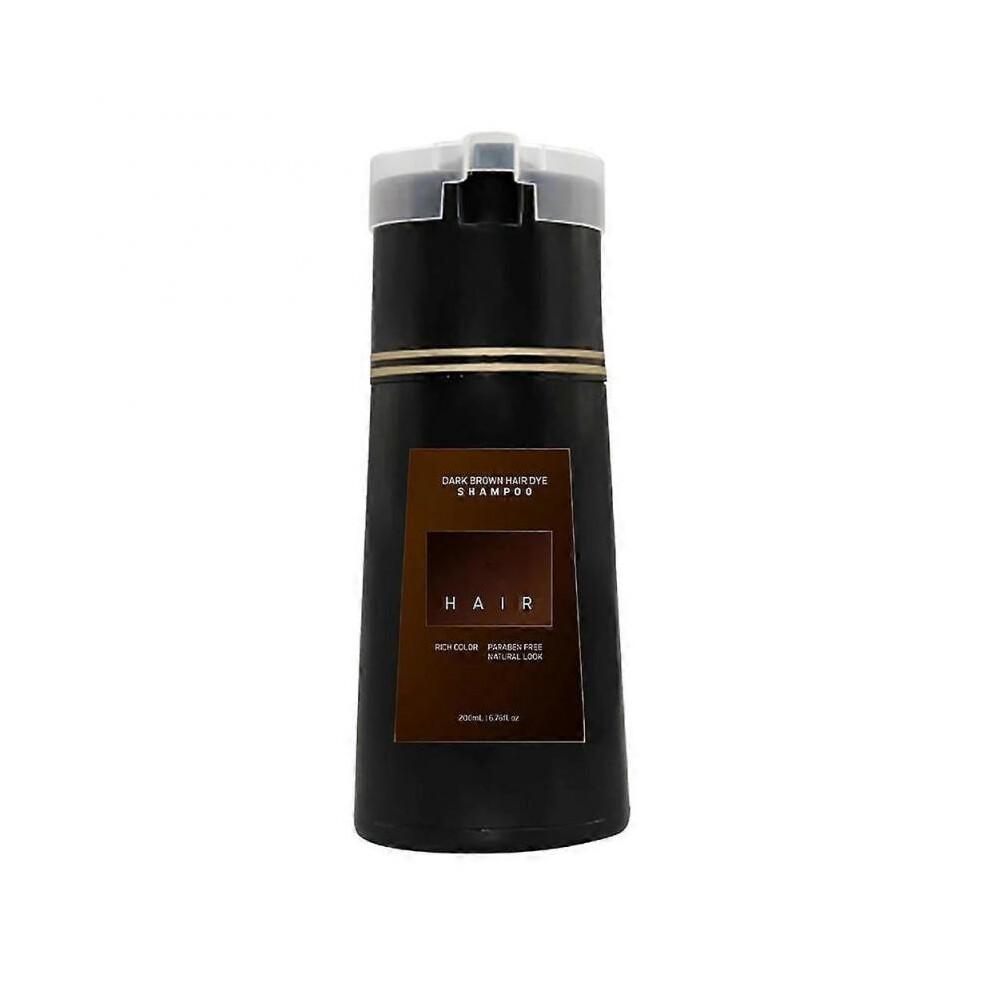 (ONE, dark.brown) NEW 2024-Hair Dye Shampoo, Nova Hair Instant Dye Shampoo,Hair Color-Shampoo