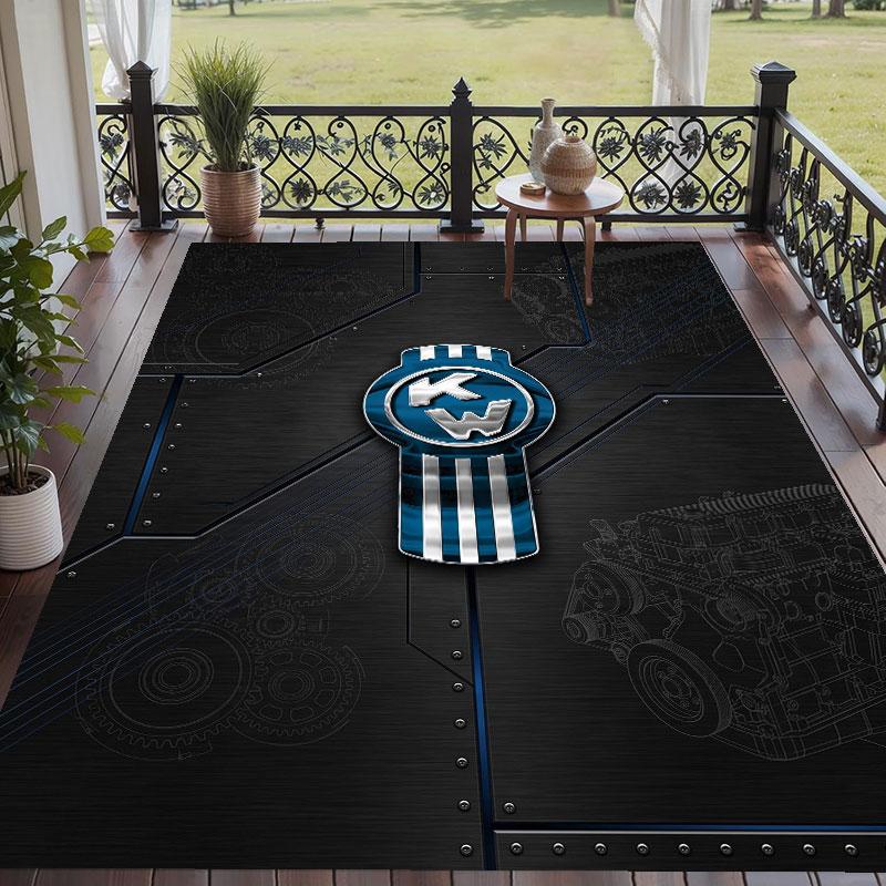 Soft Floor Carpet Kenworth Pattern Area Rug Decorative Mat For Home Room Decoration