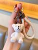 Cute Cartoon Little Bear Doll Creative Exquisite Cute Girl Couple Backpack Pendant  Accessory Bag Charm