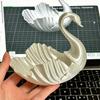 3D-печатный поднос для украшений в форме лебедя, подставка-лоток для серег, ожерелий, колец в форме лебедя, декоративный поднос-органайзер для ключей, безделушек