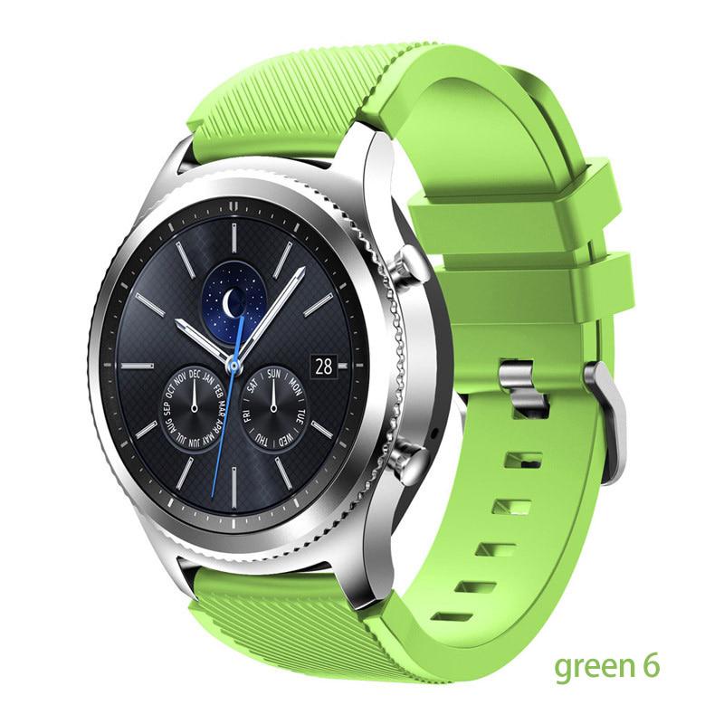 Ремешок 20 мм 22 мм для Samsung Galaxy Watch 4/Classic/46 мм/42 мм/active 2 Gear s3/S2, силиконовый браслет Huawei GT/2/GT2/3 Pro, ремешок
