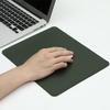 Mouse Pad Small Size, Desk Pad, Laptop Mat, Keyboard Pad, Home Mat, Skin-Friendly PU Leather Waterproof And Stain-Resistant, 300*240MM, Dark Gree