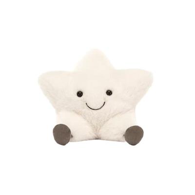 Jellycat Серия Веселые Предметы Молочная Звезда Милая Кукла Плюшевая Кукла Высотой 24 см