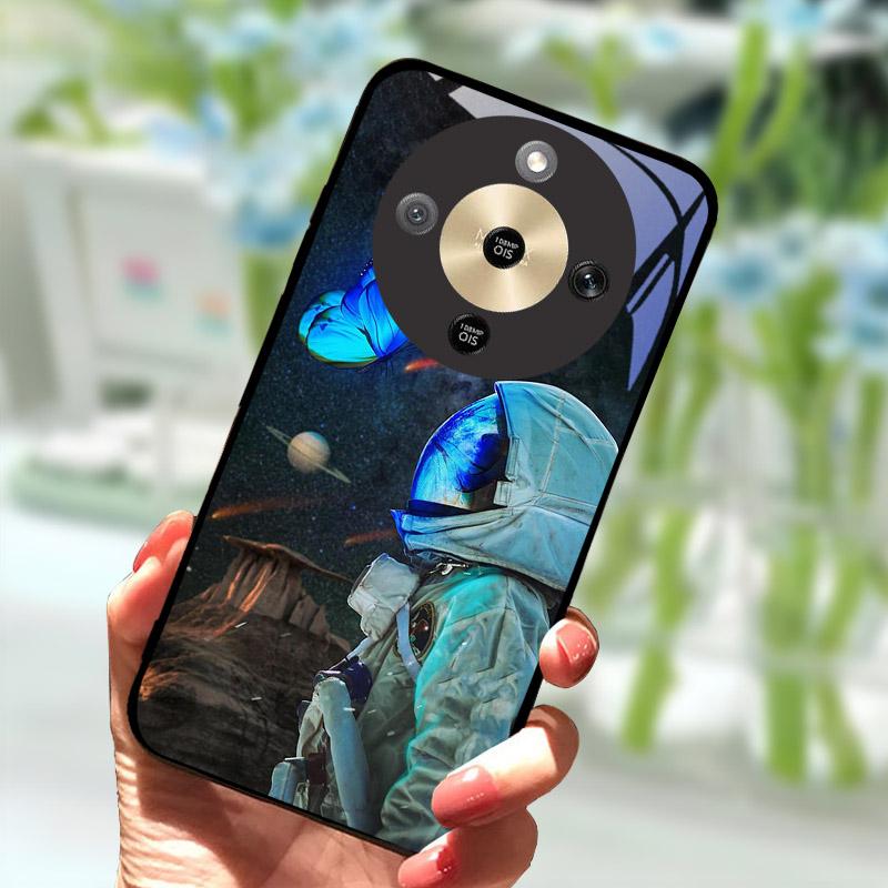 Для Honor X9d HonorX9d Чехол MTN-NX1 Роскошный Расписной Чехол Закаленное Стекло Корпус Телефона Для Honor X 9 D Fundas Coque Защита Камеры